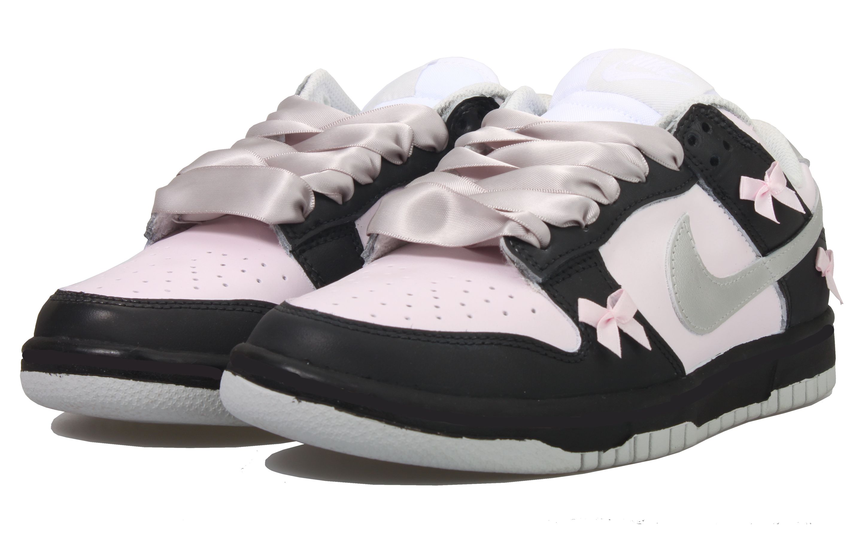 Lookbook (W) 【オーダーメイドシューズ】(女性) ナイキダンク ロー「バレエブラック-ピンク」 DD1503-103(Team33-芭蕾风-女款）