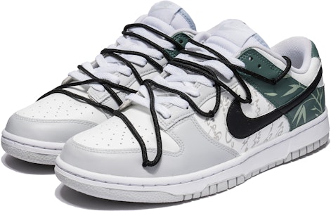 (W) カスタム ダンク ロー "竹パンダ 白緑" (カスタムダンクロー"竹パンダ白緑") DH9765-102(Team22-女款绿竹白绿) Shop (W) カスタム ダンク ロー "竹パンダ 白緑" (カスタムダンクロー"竹パンダ白緑") DH9765-102(Team22-女款绿竹白绿)