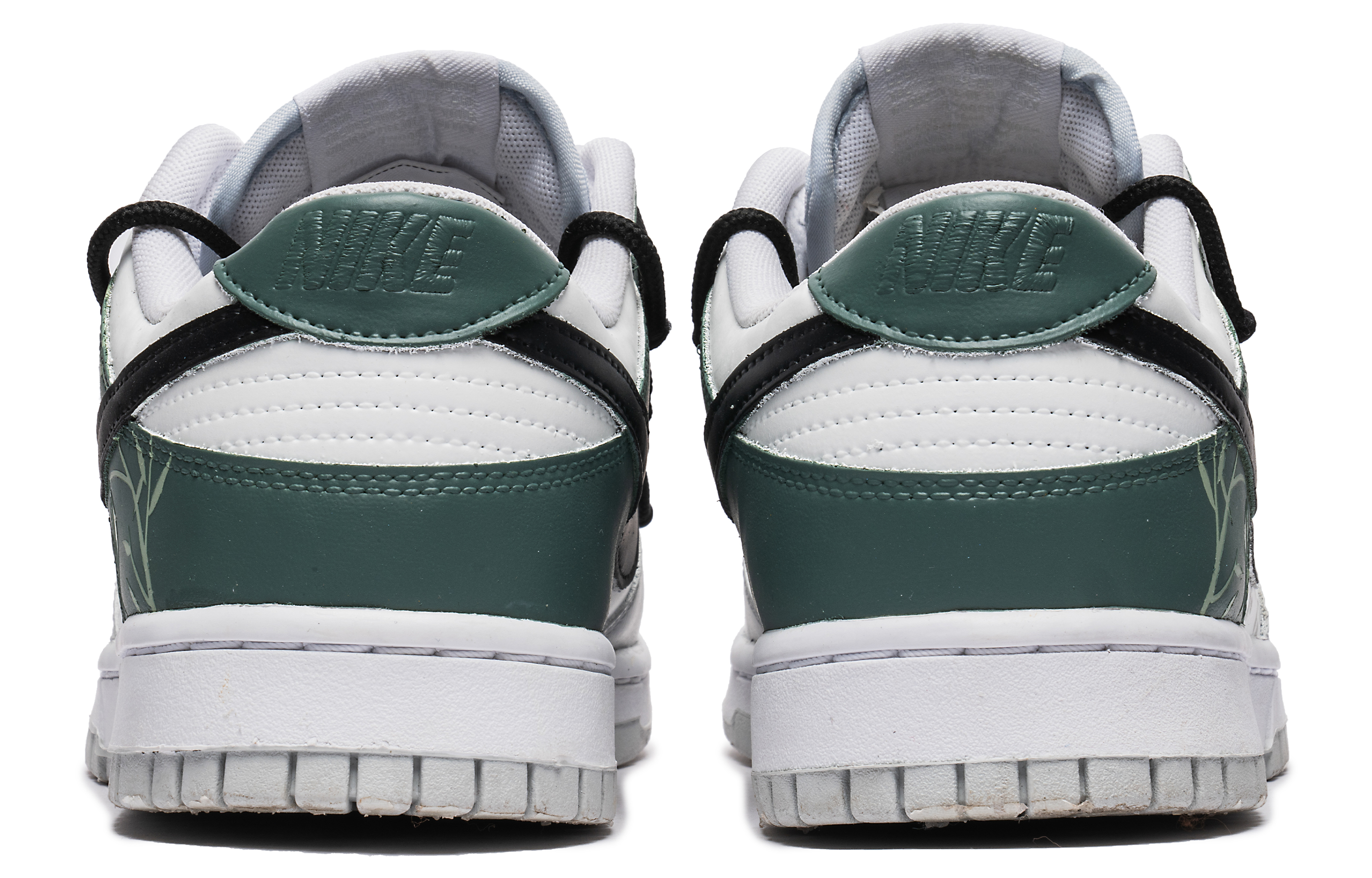 Purchase (W) [Sepatu Kustom] Nike Dunk Low 'Panda Bambu Putih-Hijau' DH9765-102(Team22-女款绿竹白绿)