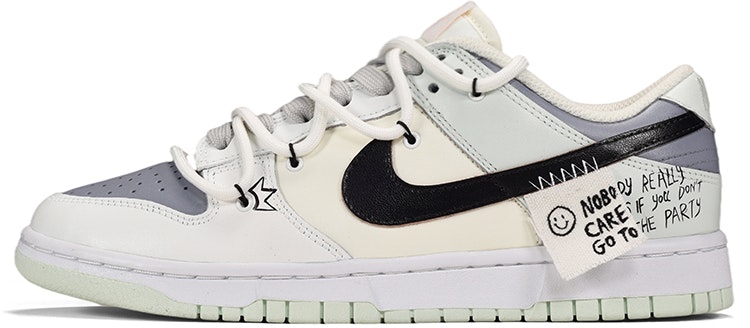 custom-shoes-women-nike-dunk-low-barely-green-canvas-deconstructed-smiley