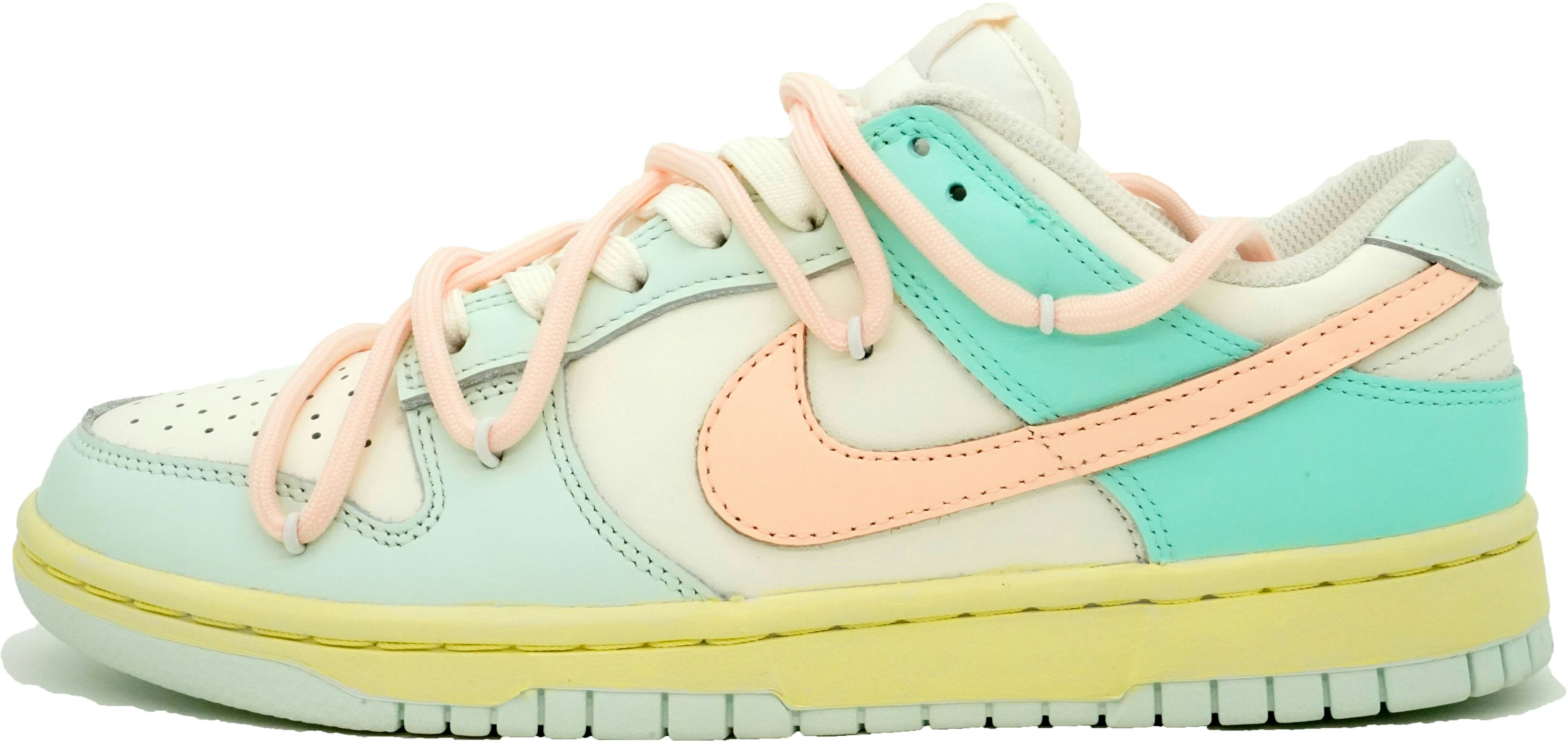 custom-shoes-women-nike-dunk-low-barely-green