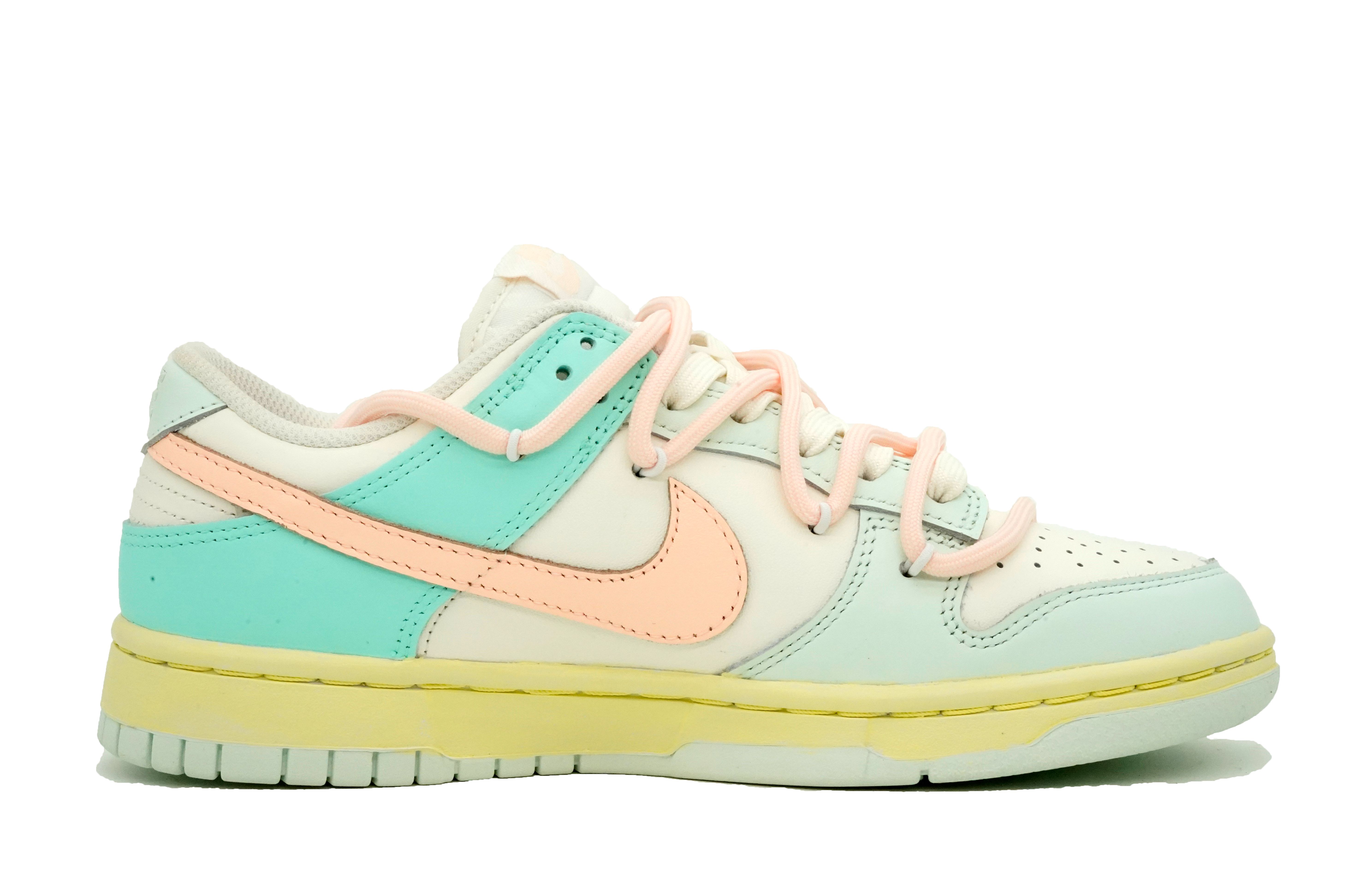 Order (W) [Zapatillas Personalizadas] Nike Dunk Low 'Barely Green' Verde Pastel DD1503-104(Team1-女款多巴胺绿）