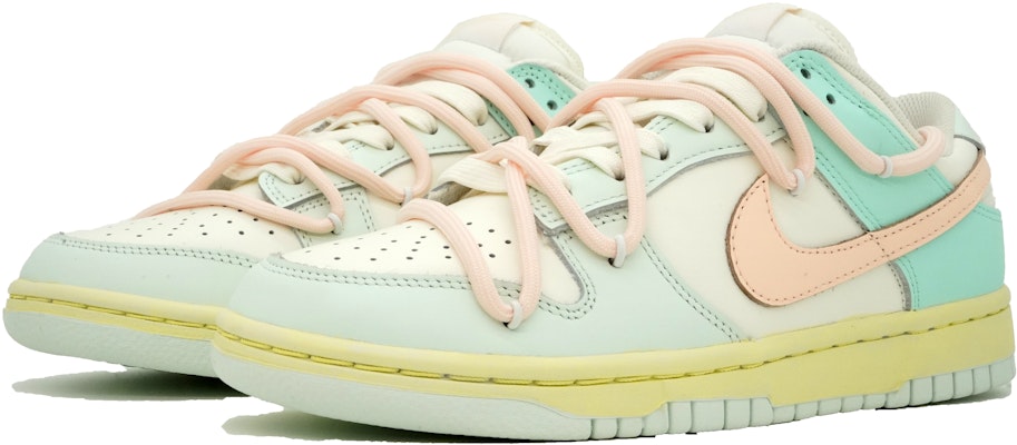 【定製球鞋】Nike Dunk Low Barely Green 多巴胺 淺色系 休閒 防滑耐磨 低筒 板鞋 女款 薄荷綠· Lookbook 【定製球鞋】Nike Dunk Low Barely Green 多巴胺 淺色系 休閒 防滑耐磨 低筒 板鞋 女款 薄荷綠·