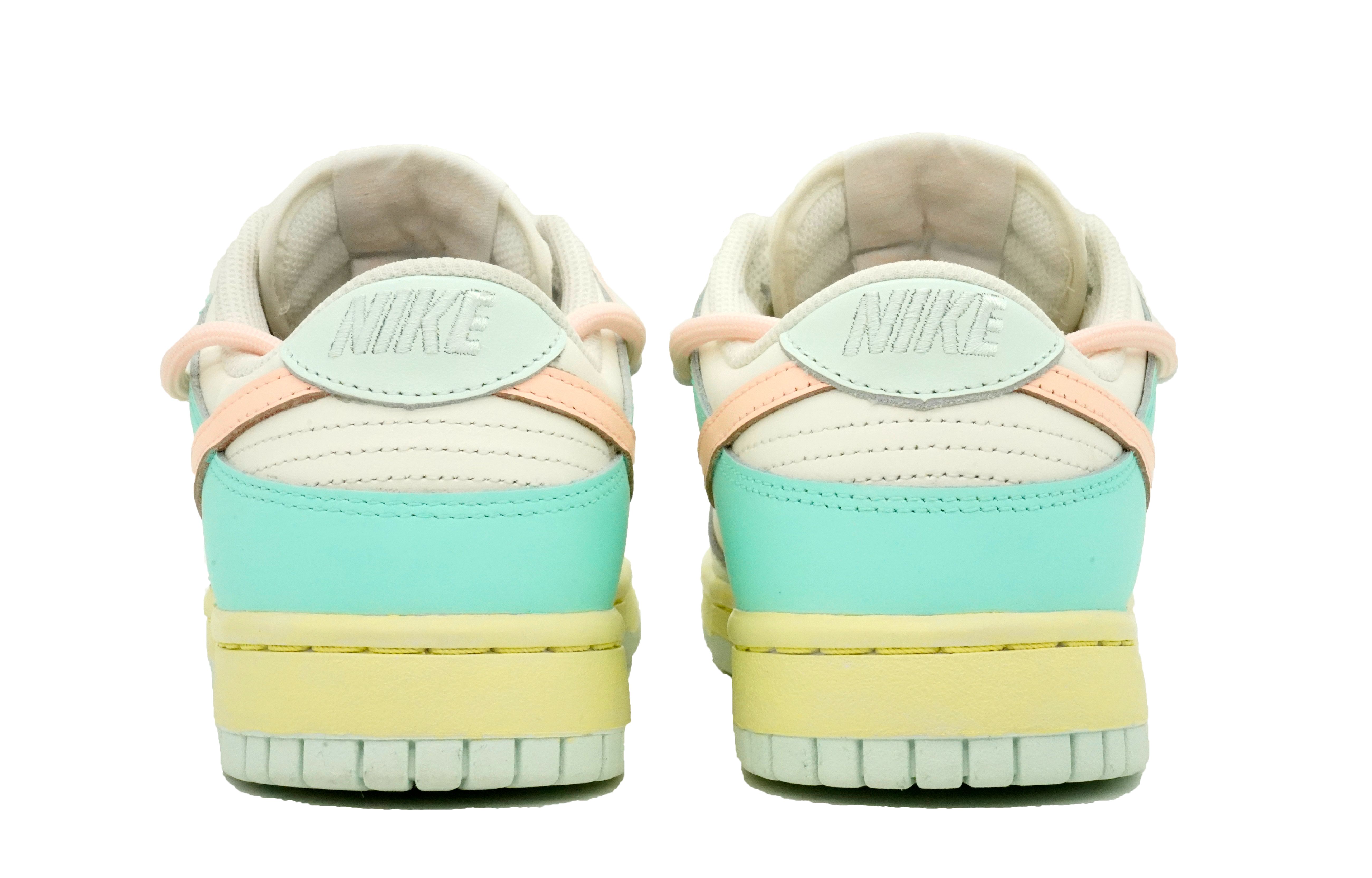 Shop (W) [Zapatillas Personalizadas] Nike Dunk Low 'Barely Green' Verde Pastel DD1503-104(Team1-女款多巴胺绿）