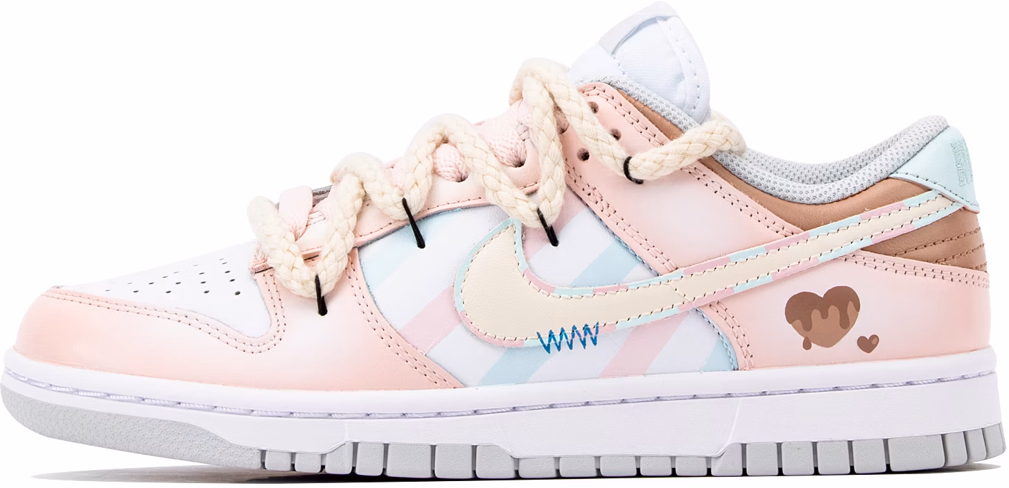 custom-shoes-women-nike-dunk-low-beach-holiday-pink-white