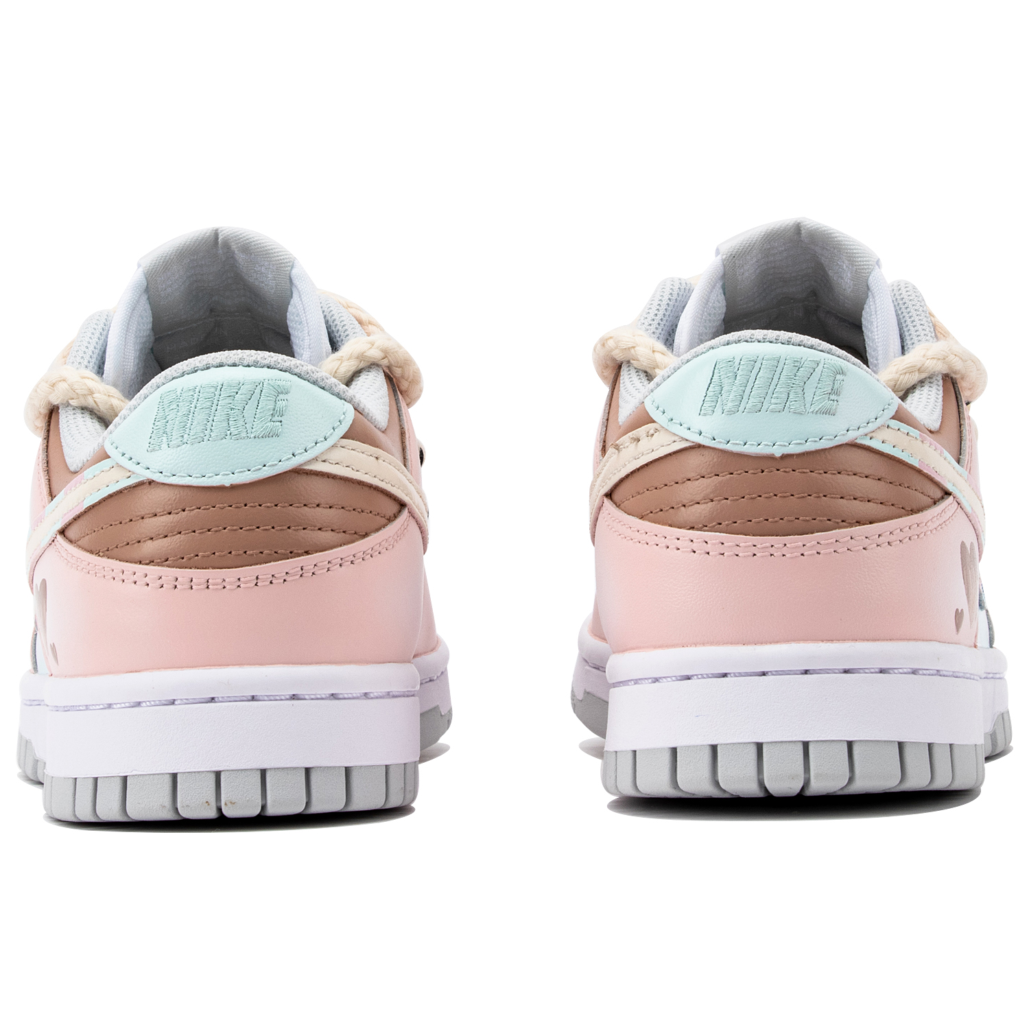 Purchase 【客製化球鞋】Nike Dunk Low 海邊假期 少女 休閒 搭配任何服裝 防滑緩震耐磨 低筒 板鞋 女款 粉白色