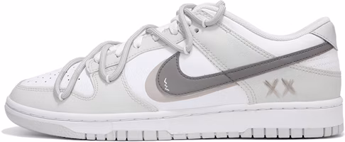 【定制球鞋】Nike Dunk Low 火心 活力雙鉤 高級 簡約 冷淡風 復古 解構綁帶 低幫 板鞋 女款 豆綠灰 Buy 【定制球鞋】Nike Dunk Low 火心 活力雙鉤 高級 簡約 冷淡風 復古 解構綁帶 低幫 板鞋 女款 豆綠灰