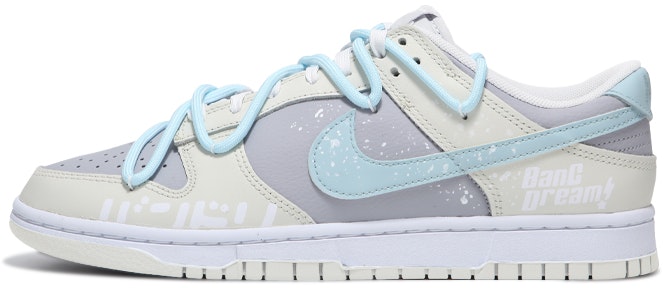 custom-shoes-women-nike-dunk-low-beige-blue
