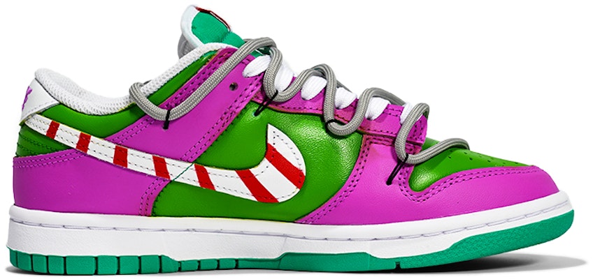 【定制球鞋】Nike Dunk Low 莓刻 BUZZ 童趣 低幫 板鞋 女款 紫綠 Order 【定制球鞋】Nike Dunk Low 莓刻 BUZZ 童趣 低幫 板鞋 女款 紫綠