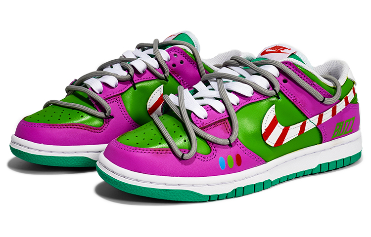 Lookbook (W) [Zapatos Personalizados] Nike Dunk Low 'Berry Buzz' FD9924-311(TeamI-女款BUZZ-k紫绿)