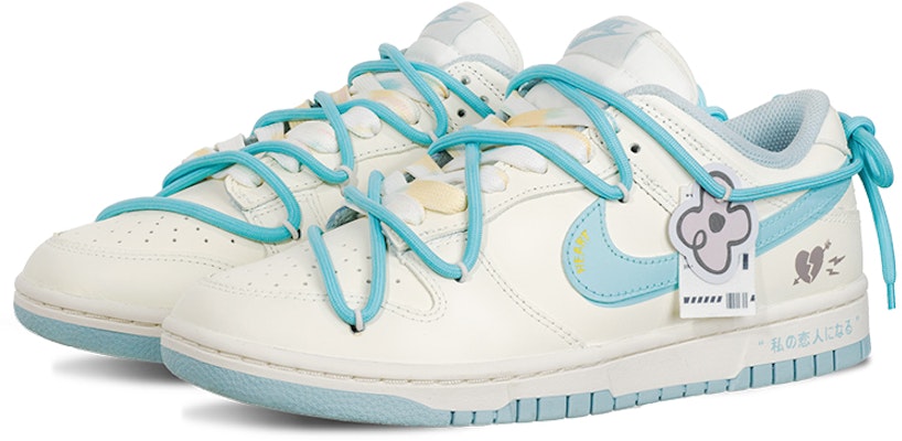 (W) 나이키 덩크 로우 '베리 아이스크림 - 씨솔트 블루' (커스텀) DD1503-123(Team62-莓莓冰淇淋) Shop (W) 나이키 덩크 로우 '베리 아이스크림 - 씨솔트 블루' (커스텀) DD1503-123(Team62-莓莓冰淇淋)