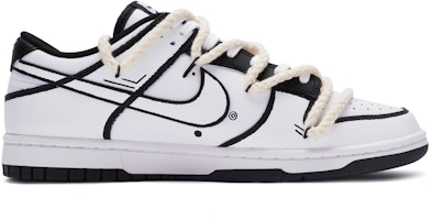 【定制球鞋】 Nike Dunk Low BIGNIU 熱血青春 山王風雲 解構 手繪噴繪 特殊鞋盒 低筒 板鞋 女款 黑白 Order 【定制球鞋】 Nike Dunk Low BIGNIU 熱血青春 山王風雲 解構 手繪噴繪 特殊鞋盒 低筒 板鞋 女款 黑白