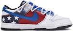 Order (W) Nike Dunk Low カスタム "星条旗" (白青赤黒) DD1503-101(TeamR-女款团结之星)
