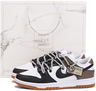 (W) 【定制鞋款】Nike Dunk Low '黑色棕色解构' FD9922-151(Team59-女款黑咖啡) Buy (W) 【定制鞋款】Nike Dunk Low '黑色棕色解构' FD9922-151(Team59-女款黑咖啡)