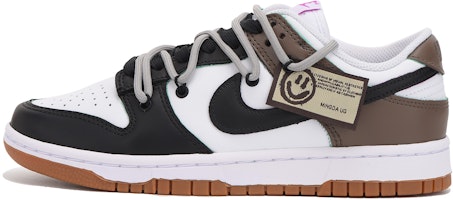 【客製球鞋】Nike Dunk Low 禮袋 解構 低筒 滑板鞋 女款 黑棕 Order 【客製球鞋】Nike Dunk Low 禮袋 解構 低筒 滑板鞋 女款 黑棕