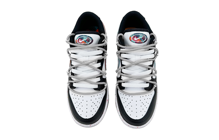 Shop (W) [Sepatu Kustom] Nike Dunk Low 'Hitam Kopi Multi-Warna' FD4623-131(Team叁-女款三钩黑咖SBOX)