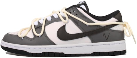 【定制球鞋】Nike Dunk Low 美式字母 黑摩卡 低幫 板鞋 女款 灰棕 Buy 【定制球鞋】Nike Dunk Low 美式字母 黑摩卡 低幫 板鞋 女款 灰棕