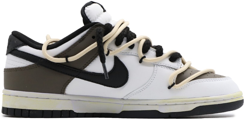 【訂製球鞋】Nike Dunk Low 烈焰 高街 戶外 夏日搭配 髒髒鞋 解構摩卡 復古做舊 低筒 板鞋 女款 黑棕 Order 【訂製球鞋】Nike Dunk Low 烈焰 高街 戶外 夏日搭配 髒髒鞋 解構摩卡 復古做舊 低筒 板鞋 女款 黑棕