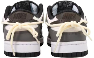 【定制球鞋】Nike Dunk Low 美式字母 黑摩卡 低幫 板鞋 女款 灰棕 Shop 【定制球鞋】Nike Dunk Low 美式字母 黑摩卡 低幫 板鞋 女款 灰棕