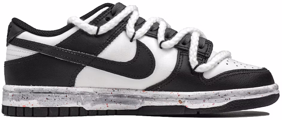 【定制球鞋】 Nike Dunk Low 多色勾 黑色月光 三勾 渐变 星空 麻绳 低帮 板鞋 女款 黑白 Order 【定制球鞋】 Nike Dunk Low 多色勾 黑色月光 三勾 渐变 星空 麻绳 低帮 板鞋 女款 黑白