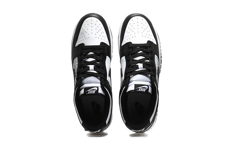 Shop (W) [Zapatillas Personalizadas] Nike Dunk Low 'Black Paisley Panda' CW1590-100(Team10-女款腰果花QD)