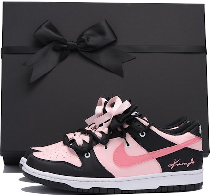 (W) 나이키 덩크 로우 '블랙핑크-체스트넛 베리' (커스텀) CW1590-100(Team59-女款黑粉一SBOX) Buy (W) 나이키 덩크 로우 '블랙핑크-체스트넛 베리' (커스텀) CW1590-100(Team59-女款黑粉一SBOX)