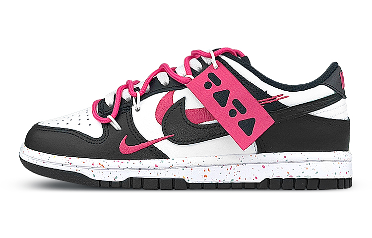 Buy (W) [Sepatu Custom] Nike Dunk Low 'Hitam Pink' FD4623-131(Team叁-女款趴菜鸭)