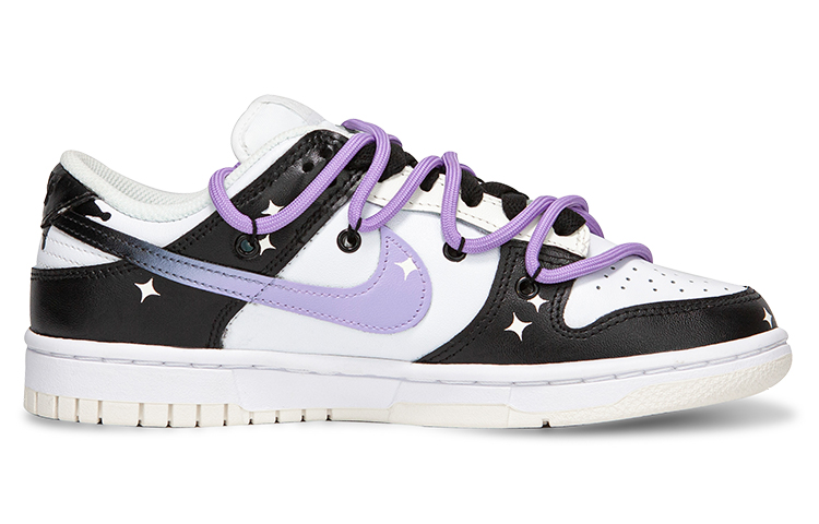 Order (W) [Sepatu Kustom] Nike Dunk Low 'Hitam Pink' DD1503-121(Teamfour-女款紫粉S-BOX)