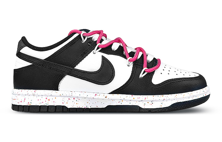 Order (W) [Sepatu Custom] Nike Dunk Low 'Hitam Pink' FD4623-131(Team叁-女款趴菜鸭)