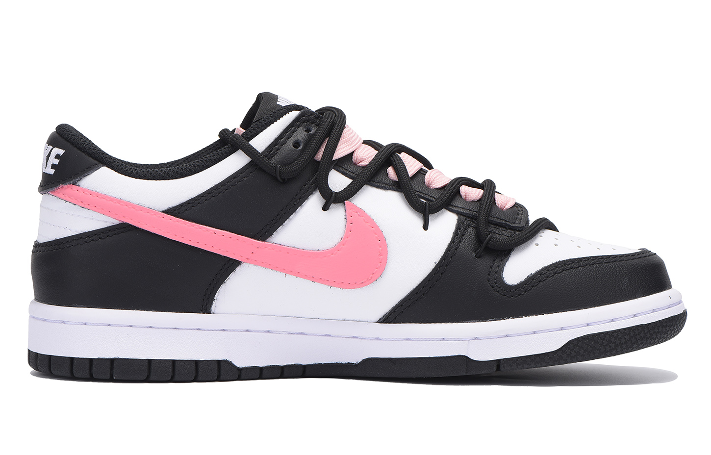Lookbook (W) [Sepatu Kustom] Nike Dunk Low 'Hitam Pink' CW1590-100(Team59-女款黑粉双勾三SBOX)