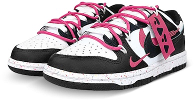 【客製化球鞋】 Nike Dunk Low 三勾 甜美女孩 塔塔鴨 小趴菜 解構 嘻哈街頭 低筒 滑板鞋 女款 黑粉 Lookbook 【客製化球鞋】 Nike Dunk Low 三勾 甜美女孩 塔塔鴨 小趴菜 解構 嘻哈街頭 低筒 滑板鞋 女款 黑粉
