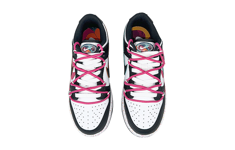 Shop (W) [Sepatu Custom] Nike Dunk Low 'Hitam Pink' FD4623-131(Team叁-女款趴菜鸭)