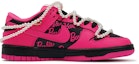 Order (W) 나이키 덩크 로우 '블랙핑크 바비' (커스텀) DZ5196-600(TeamI-女款黑玫芭比K黑粉)