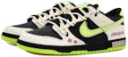 Lookbook 【客製化球鞋】Nike Dunk Low 粉色墨水 星星 高街 老化解構風 防滑耐磨 低筒 跑鞋 女款 黑粉色