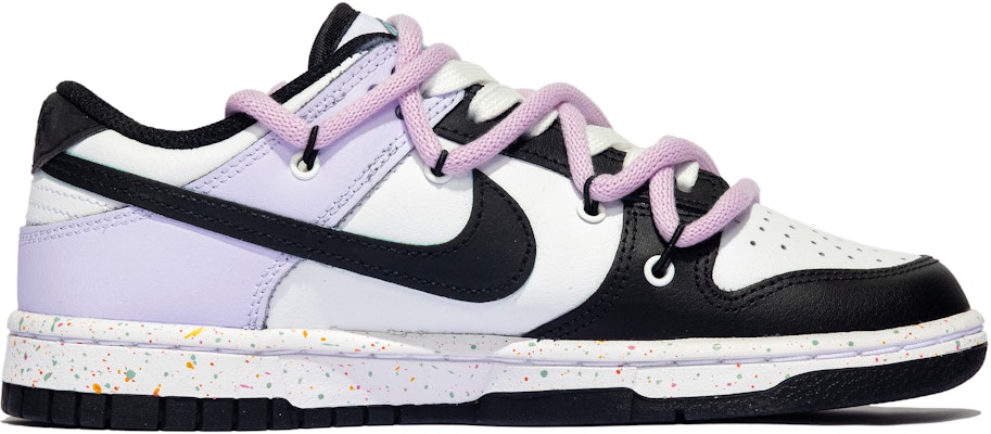【定制球鞋】 Nike Dunk Low 特殊鞋盒 紫蝶 蝴蝶 纯色 简約 復古 低筒 板鞋 女款 黑紫白 Order 【定制球鞋】 Nike Dunk Low 特殊鞋盒 紫蝶 蝴蝶 纯色 简約 復古 低筒 板鞋 女款 黑紫白
