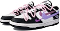 Lookbook 【訂製球鞋】 Nike Dunk Low Multi-Color Swoosh 低筒 球鞋 女款 黑紫