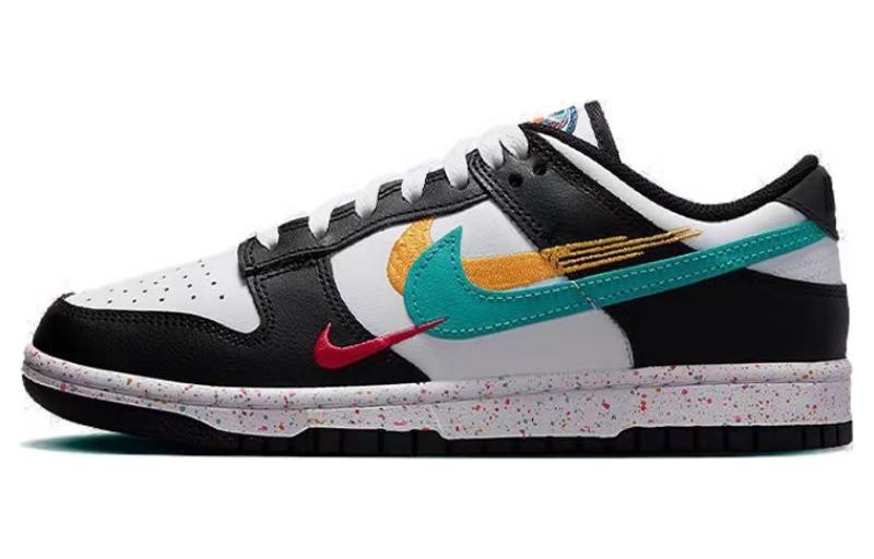 Sizing 【訂製球鞋】 Nike Dunk Low Multi-Color Swoosh 低筒 球鞋 女款 黑紫