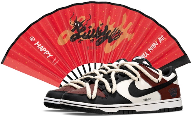(W) ナイキ ダンク ロー "黒つま先 龍年" (カスタム) CW1590-100(Team62-黑红脚趾女款) Order (W) ナイキ ダンク ロー "黒つま先 龍年" (カスタム) CW1590-100(Team62-黑红脚趾女款)