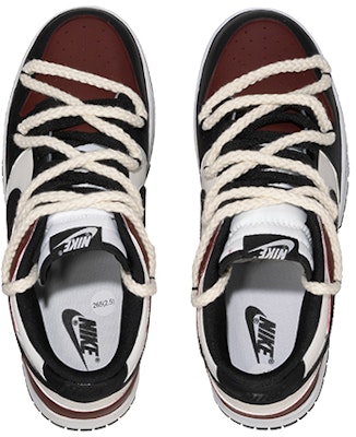 (W) ナイキ ダンク ロー "黒つま先 龍年" (カスタム) CW1590-100(Team62-黑红脚趾女款) Details for (W) ナイキ ダンク ロー "黒つま先 龍年" (カスタム) CW1590-100(Team62-黑红脚趾女款)