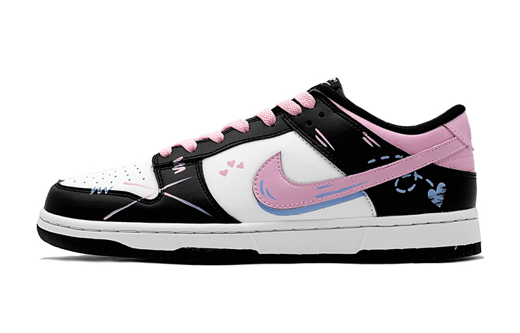 Buy (W) 【カスタムシューズ】(女性用) ナイキ ダンク ロー 'ブラックホワイト' CW1590-100(TeamS-鸳鸯涂鸦女S-BOX)