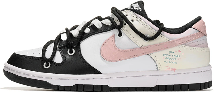 custom-shoes-women-nike-dunk-low-black-white-pink-panda-dd-1503-101-team62