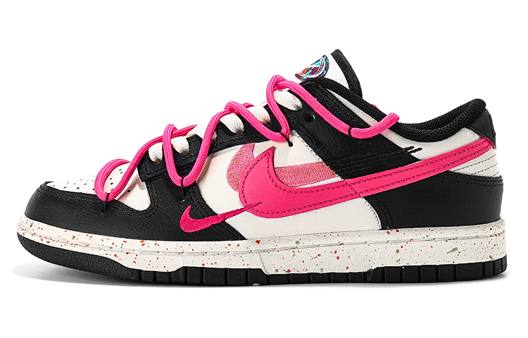 Buy 【定制球鞋】Nike Dunk Low 多彩勾 勃肯 活力三勾 低帮 板鞋 女款 黑白紫