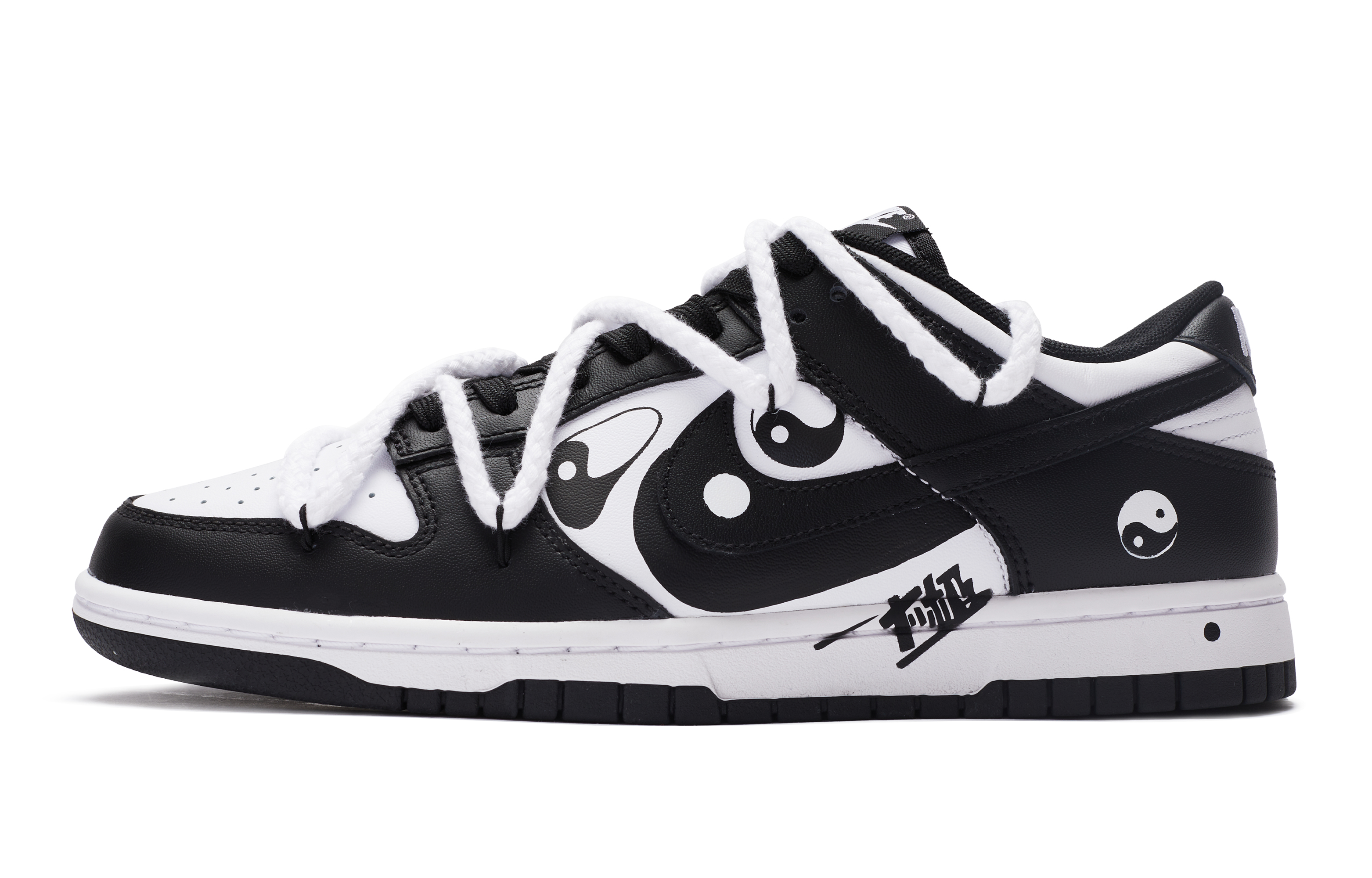 Buy (W) Zapatillas Nike Dunk Low 'Negro Blanco BIGNIU Sangre Caliente' DD1503-101(TeamR-女款太极灌篮S-BOX)