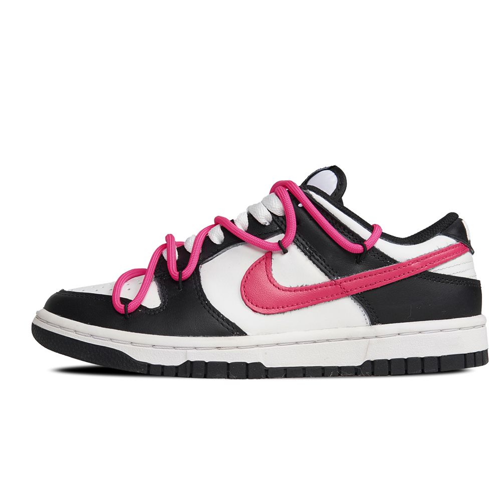 Buy (W) ナイキ ダンク ロー "黒白ピンクパンダ" (カスタム) DD1503-101(Teamp-黑白玫粉）