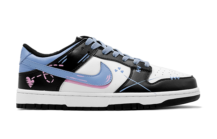 Order (W) 【カスタムシューズ】(女性用) ナイキ ダンク ロー 'ブラックホワイト' CW1590-100(TeamS-鸳鸯涂鸦女S-BOX)