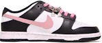 Order (W) 나이키 덩크 로우 '검흰핑크 멀티 스우시' FD4623-131(TeamX-女款活力三勾链条)