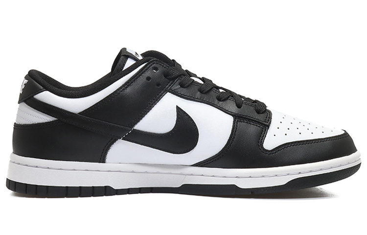 Order (W) [Sepatu Kustom] Nike Dunk Low 'Hitam Putih Naga Indigo' DD1503-101(Team10-太极龙女黑白QD)