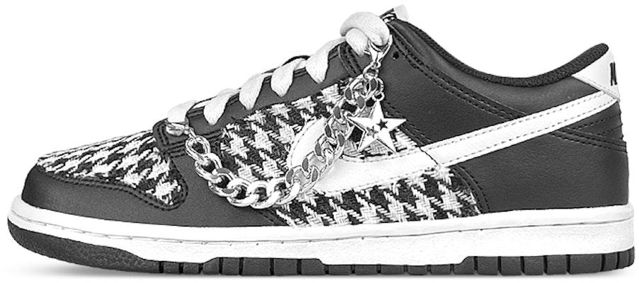(W) 【定制鞋款】Nike Dunk Low '黑白千鸟格逃逸日记' FD1232-001(Team116-女千鸟格SBOX) Order (W) 【定制鞋款】Nike Dunk Low '黑白千鸟格逃逸日记' FD1232-001(Team116-女千鸟格SBOX)
