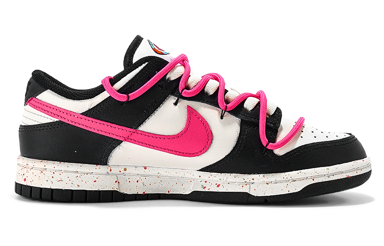 Order 【定制球鞋】Nike Dunk Low 多彩勾 勃肯 活力三勾 低帮 板鞋 女款 黑白紫