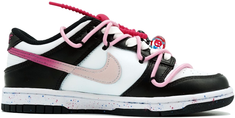 (W) 나이키 덩크 로우 '블랙 화이트 핑크 - 장난기' CW1590-100(Team113-粉墨登场) Lookbook (W) 나이키 덩크 로우 '블랙 화이트 핑크 - 장난기' CW1590-100(Team113-粉墨登场)
